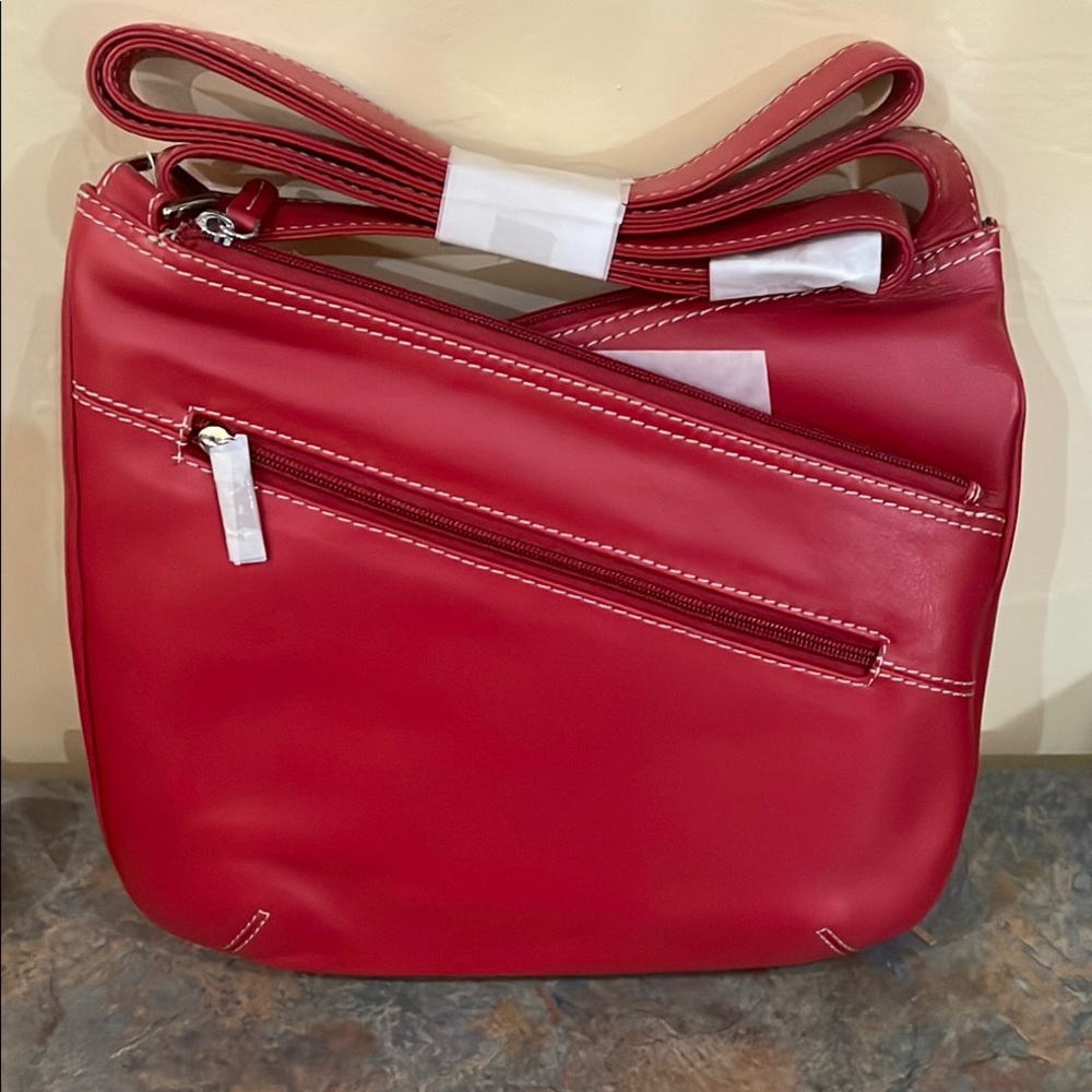 Red High Quality Leather Crossbody/Shoulder  Bag